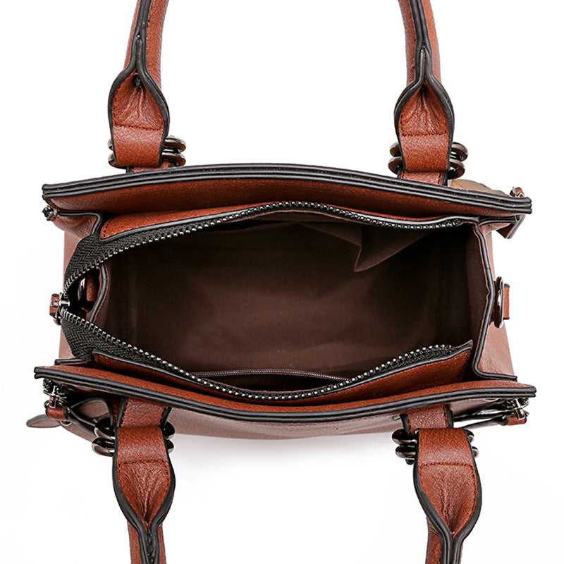 Sarah Express Structured Fashion Handbag with Shoulder Strap