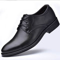 Sarah Express Men's Pointed Toe Lace Up Dress Shoes Black