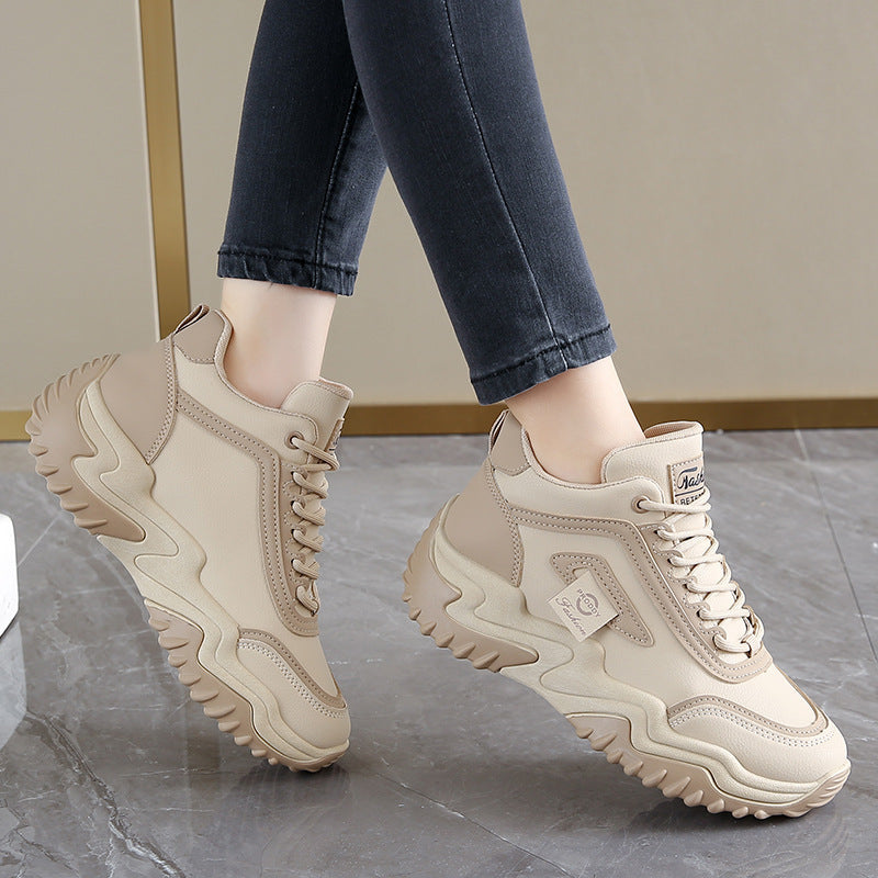 Sarah Express Korean Style High-Top Dad Sneakers