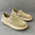 New Summer Men's Canvas Shoes, Thick Sole Light Skate Shoes, Wide Toe Casual Sneakers – product detail