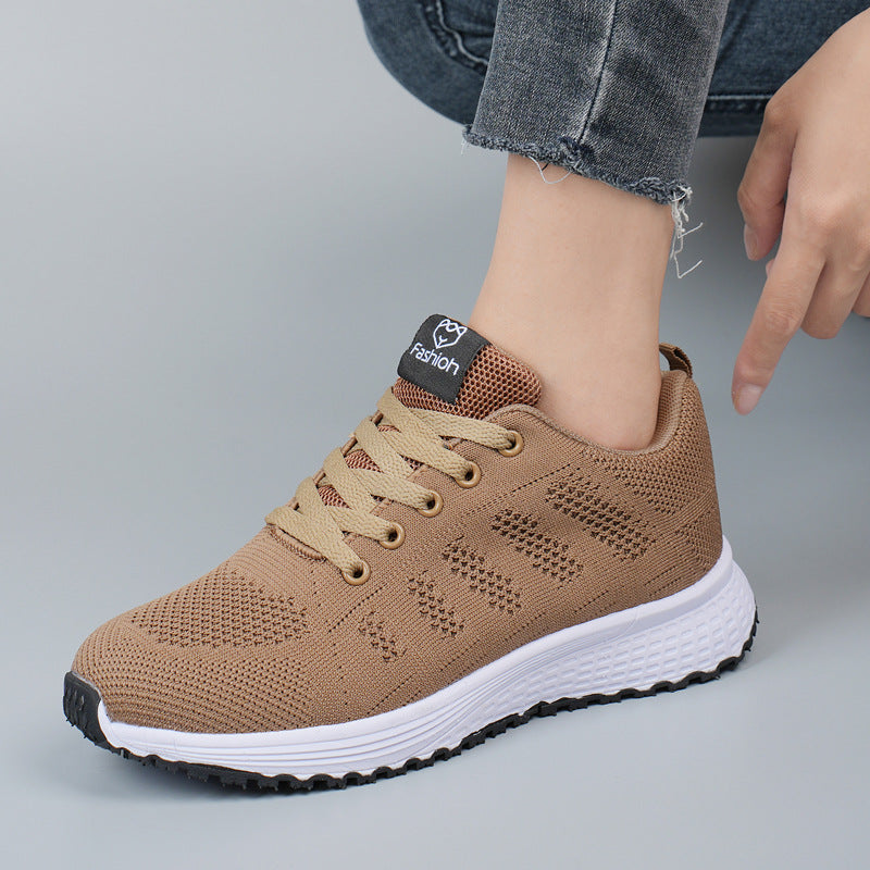 Plus Size Spring And Autumn Fly-kit Mesh Women's Shoes – product detail alternate view 9