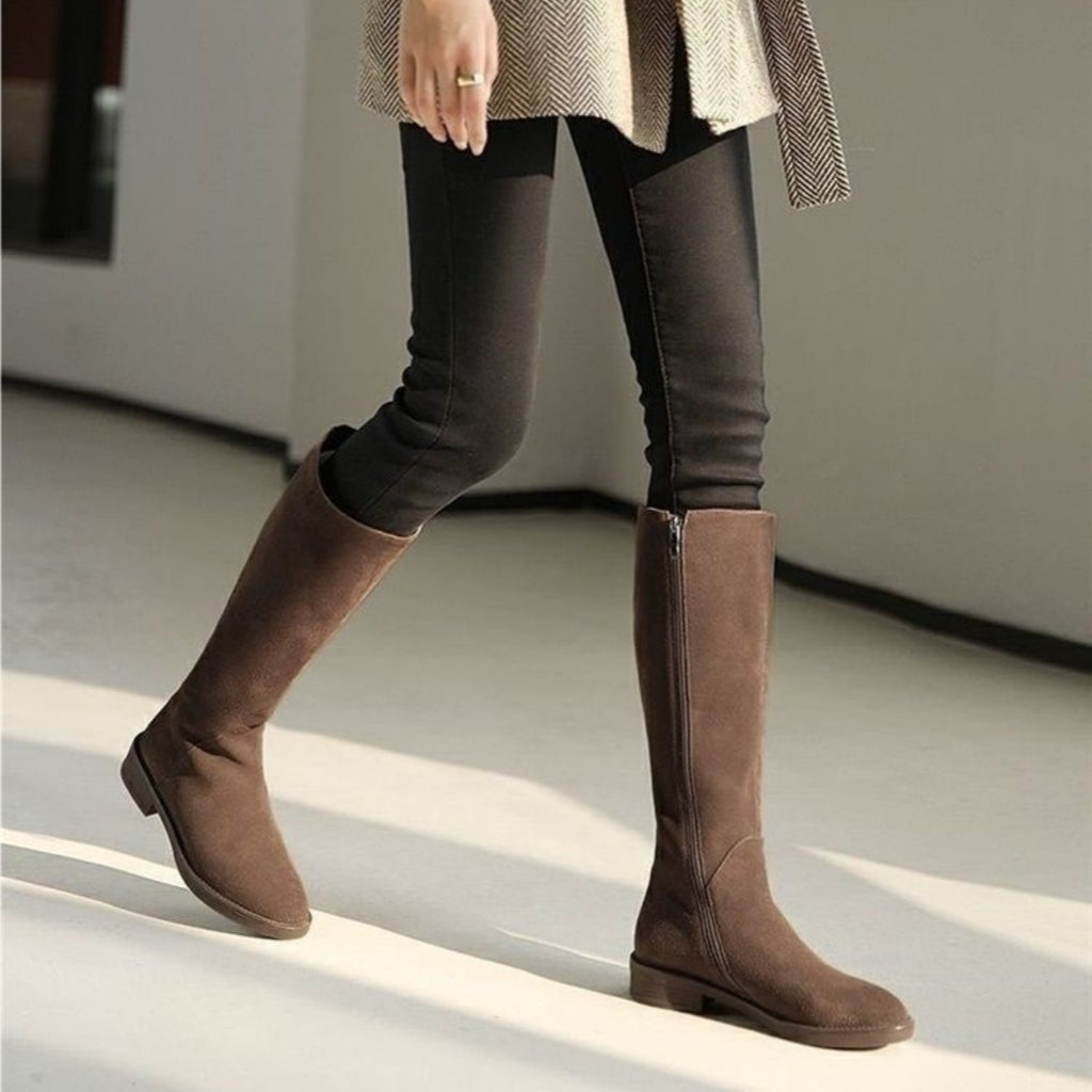 Sarah Express Over-the-Knee Suede Martin Boots