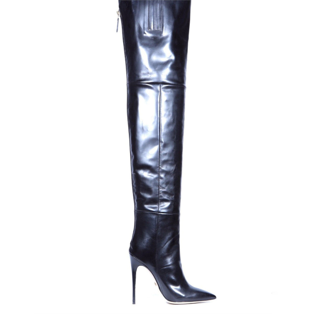 Sarah Express Pointed-Toe Over-the-Knee Stiletto Boots