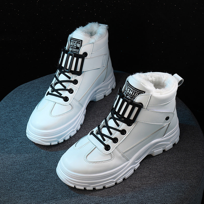 Sarah Express Waterproof Platform High-Top Sneakers