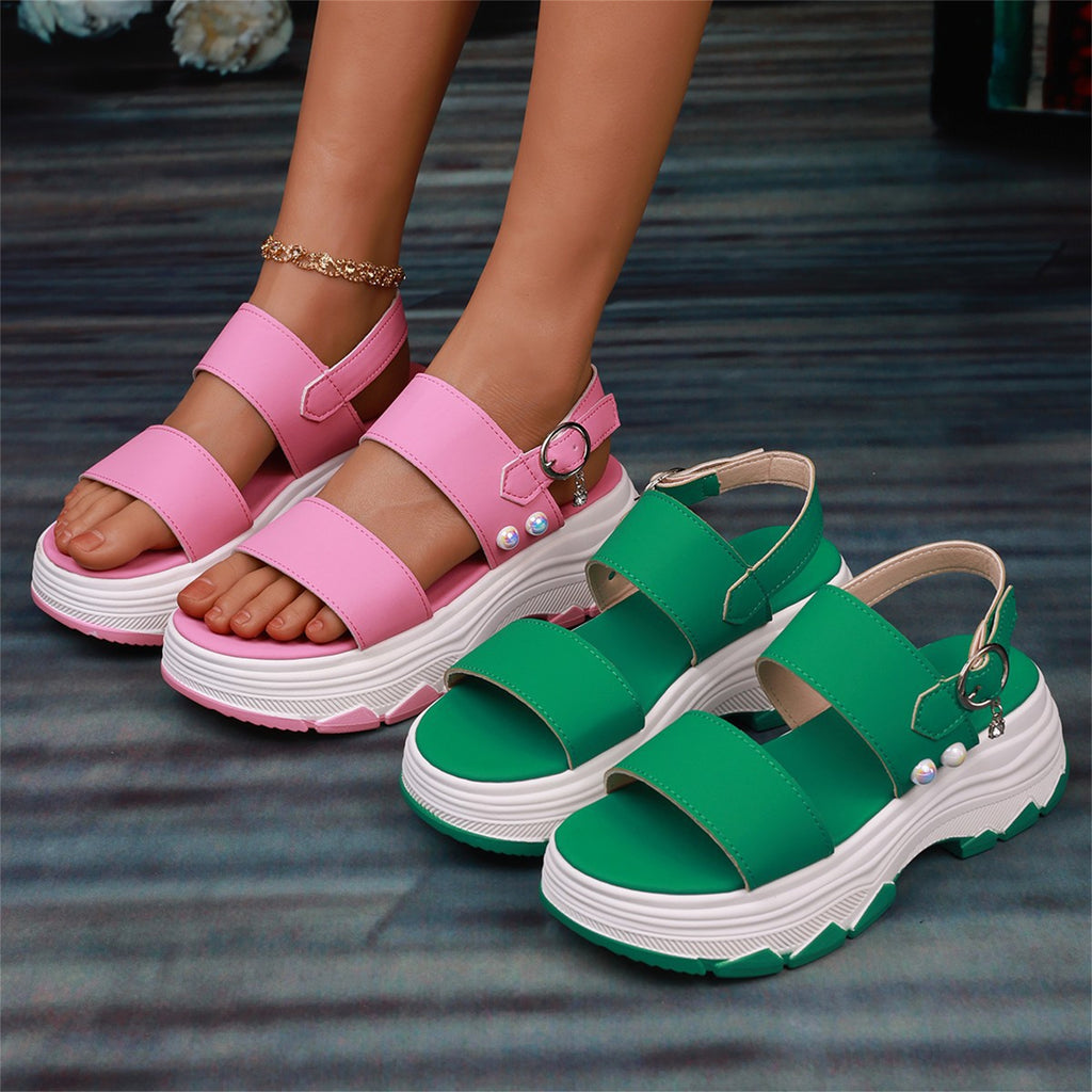 Sarah Express Double Strap Platform Sports Sandals