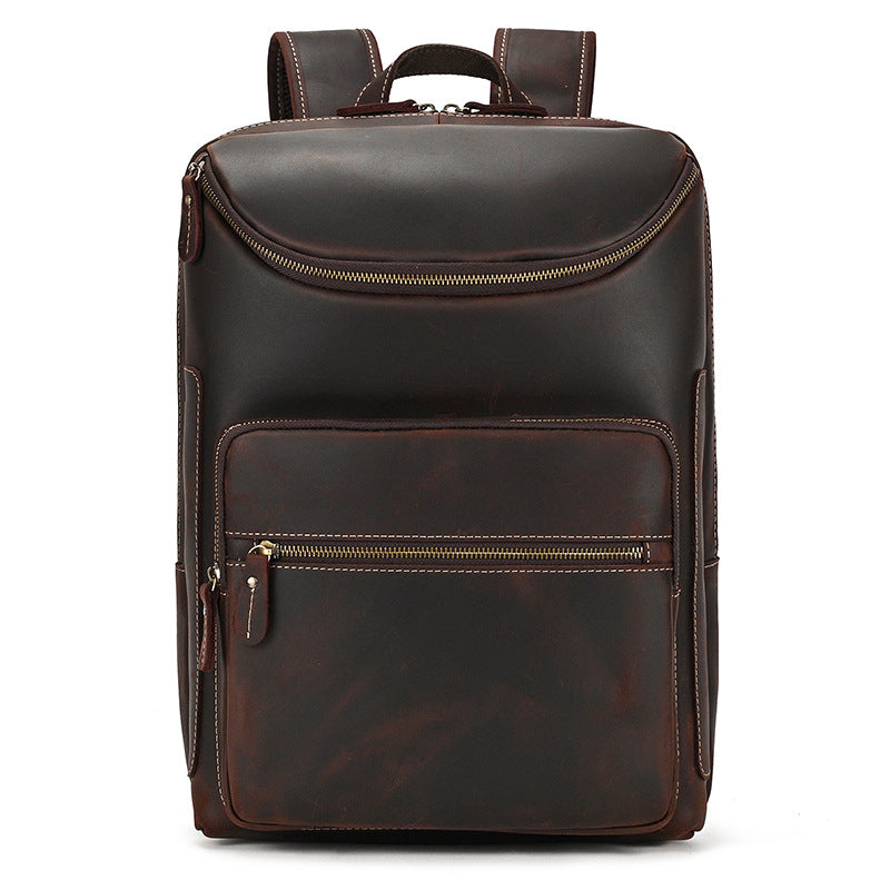 Sarah Express Vintage Cowhide Leather Travel Backpack