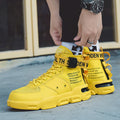 Sarah Express Urban Utility High Top Sneakers Yellow