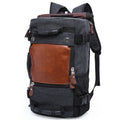 Sarah Express KAKA Vintage Canvas Laptop Travel Backpack Black