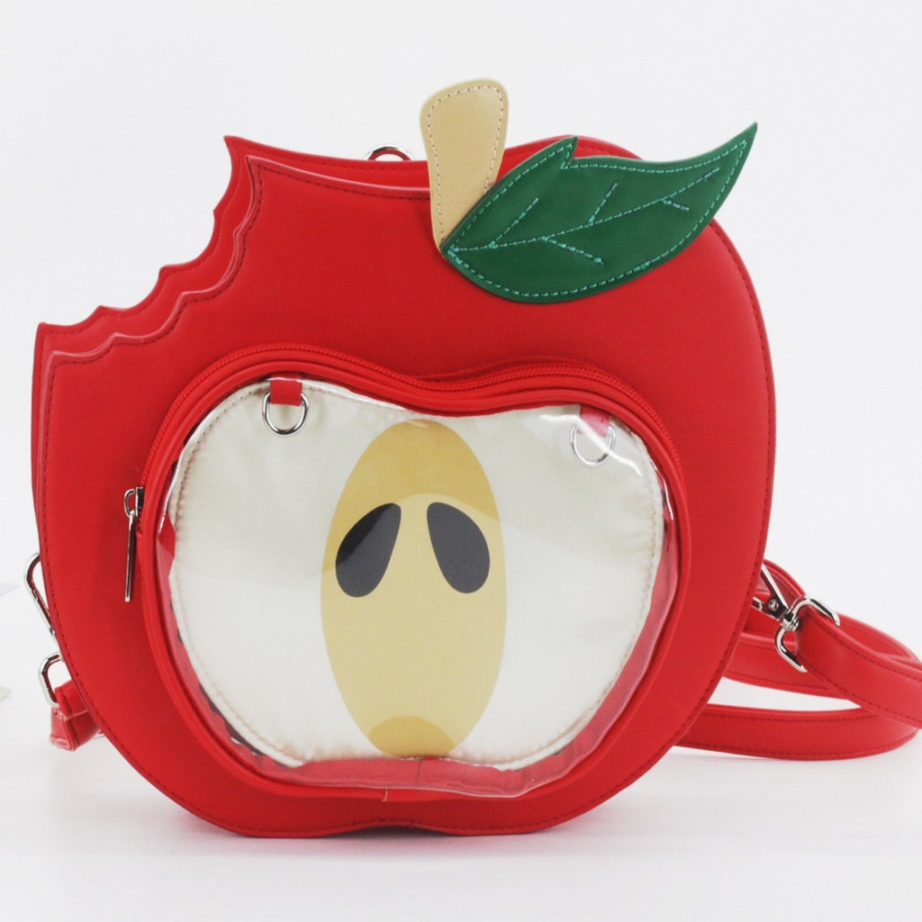 Sarah Express Apple-Themed Mini Crossbody Shoulder Bag