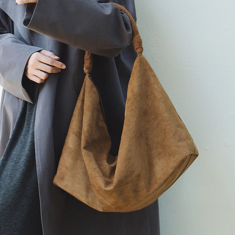 Sarah Express Large Capacity Suede Shoulder Bag