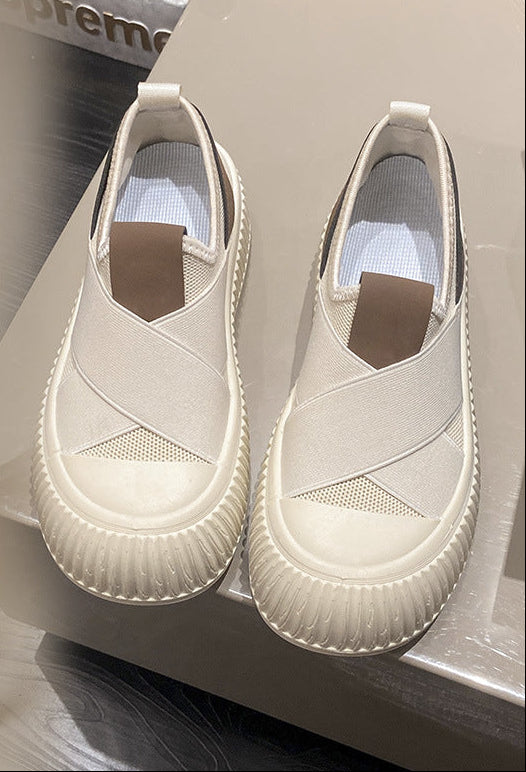 Sarah Express Women's Chunky Platform Slip-On Sneakers