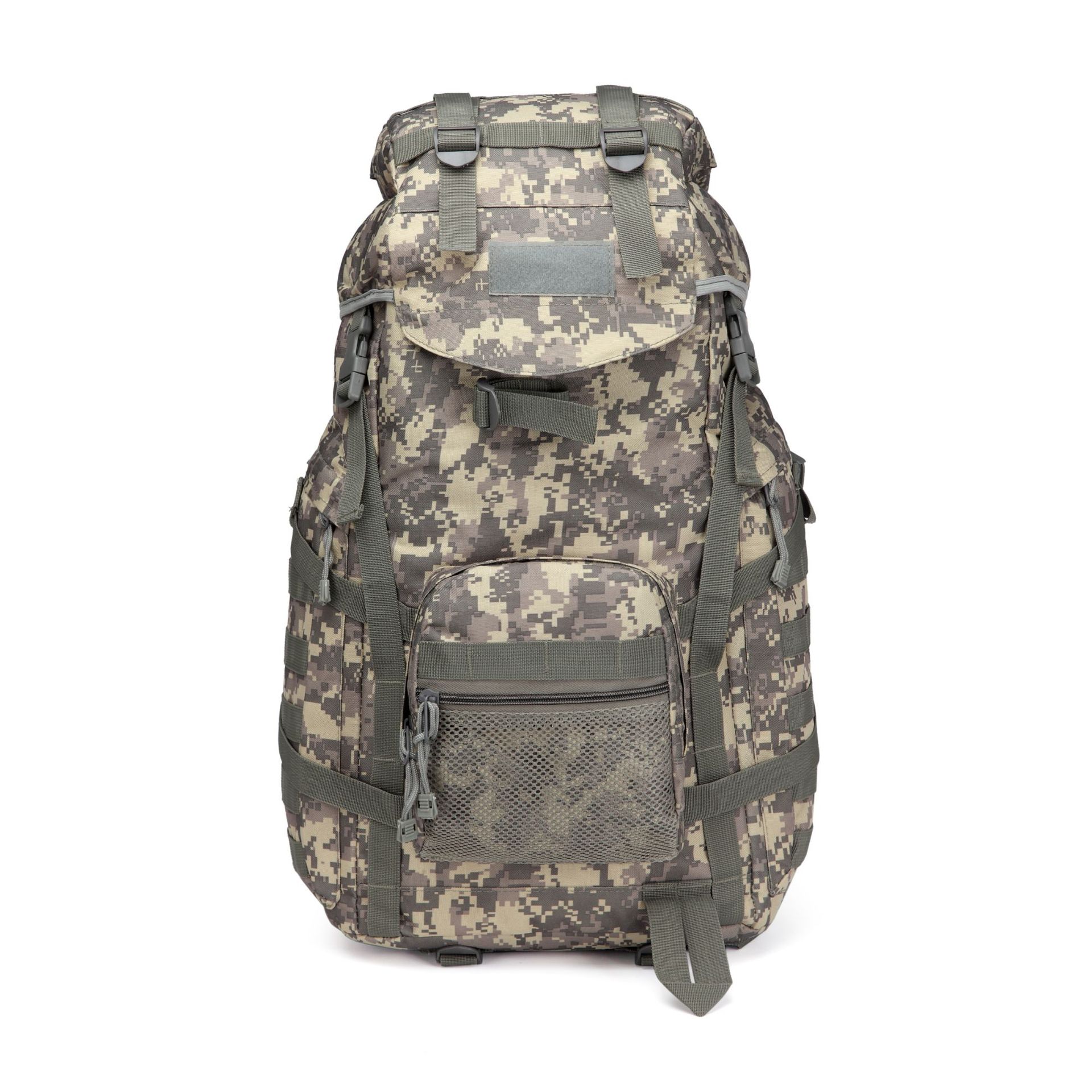 Sarah Express 60L Tactical Camouflage Hiking Travel Backpack ACU Camouflage