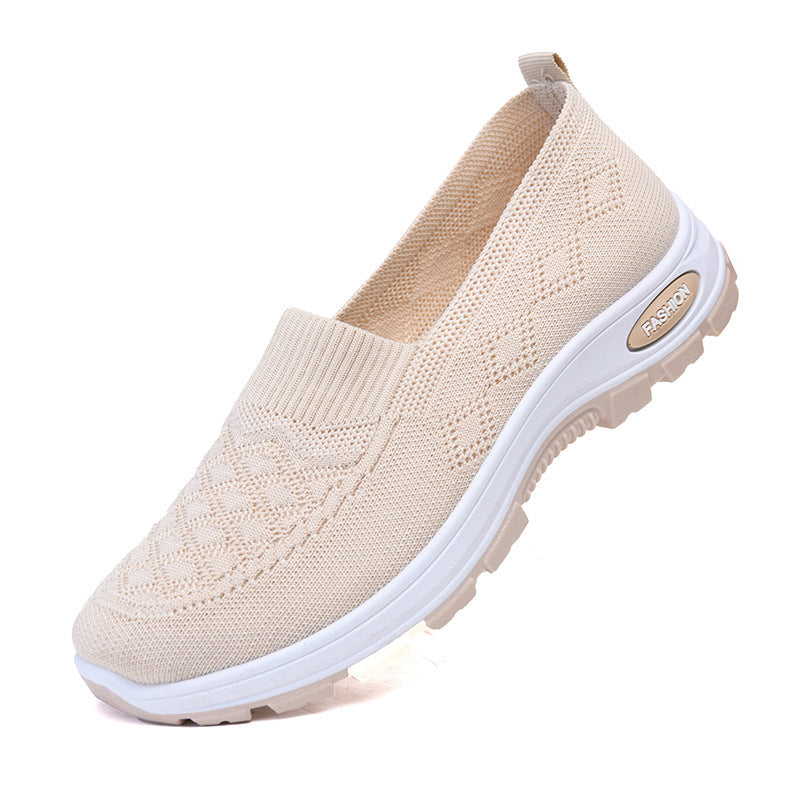 Sarah Express Flyknit Breathable Lightweight Walking Sneakers