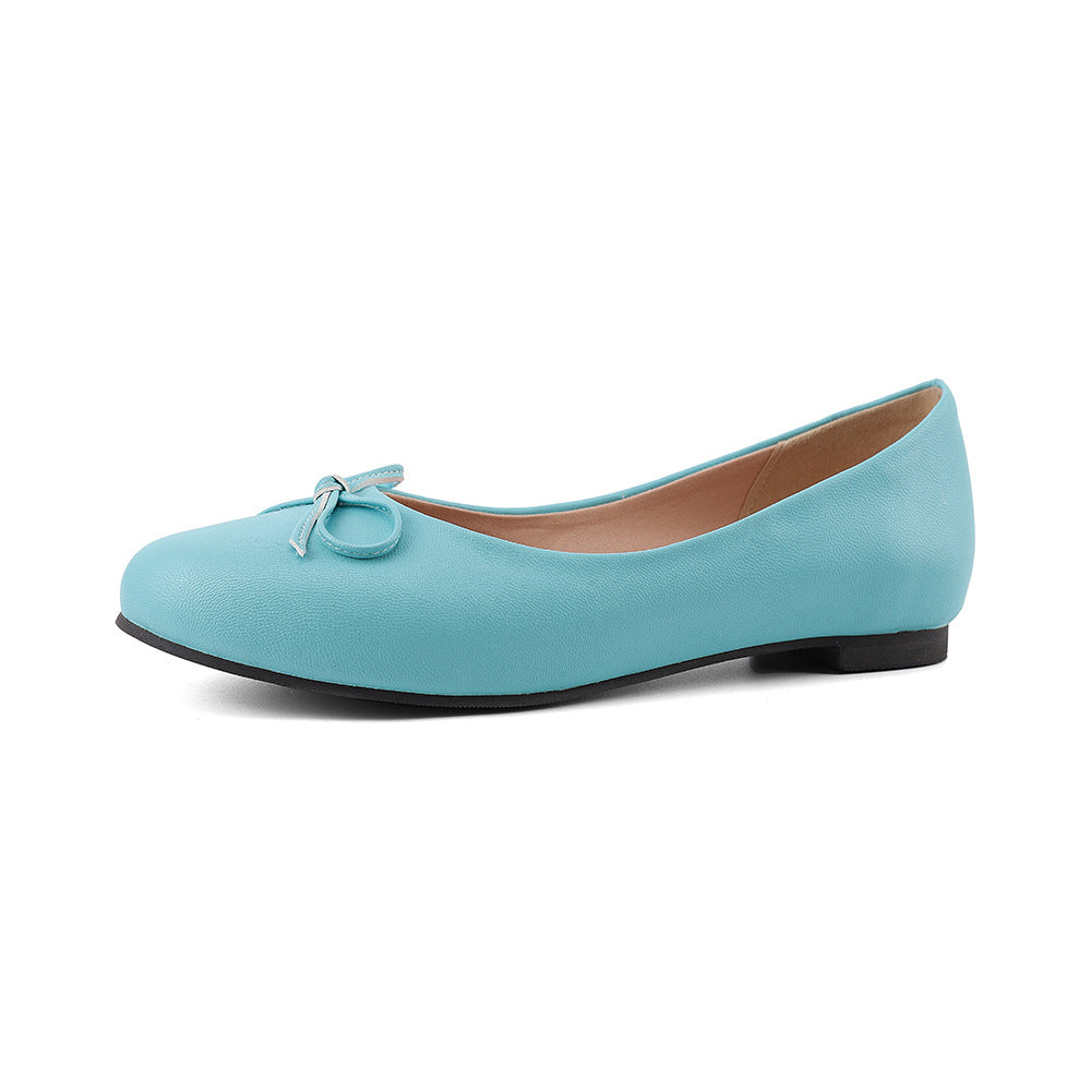 Sarah Express Wide Width Round Toe Dress Pumps PU Blue