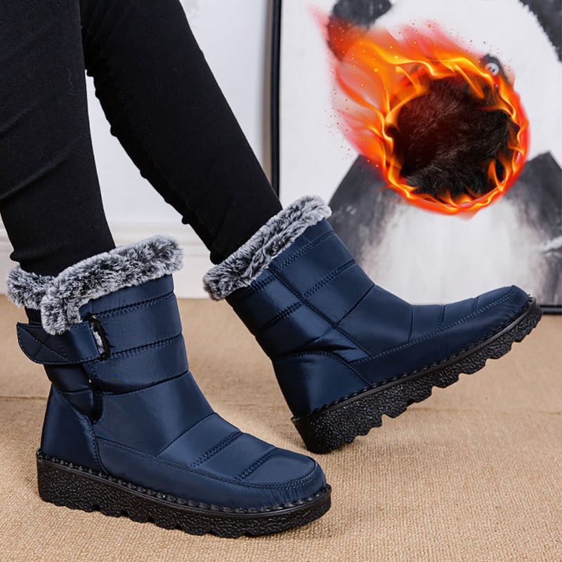 Sarah Express Waterproof Plush Lined Winter Snow Boots