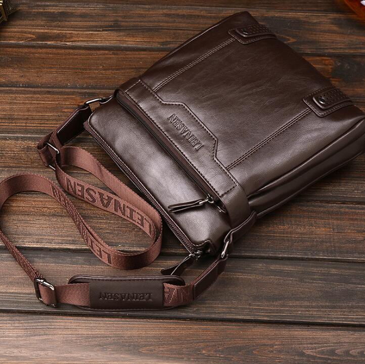 Sarah Express Men's Structured Messenger Shoulder Bag