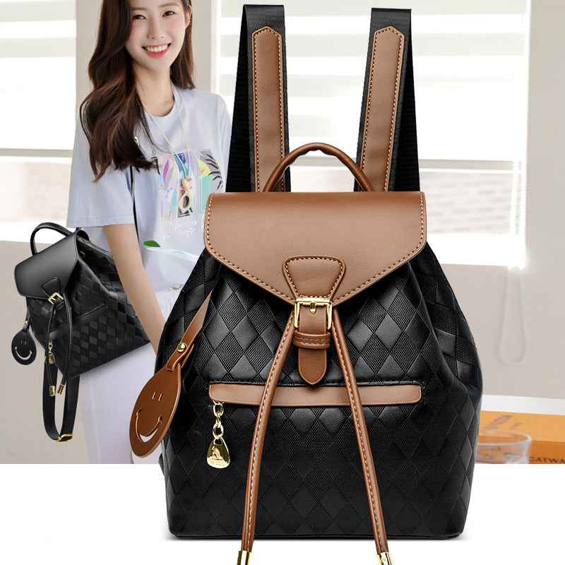 Sarah Express Multifunction Quilted Leather Backpack