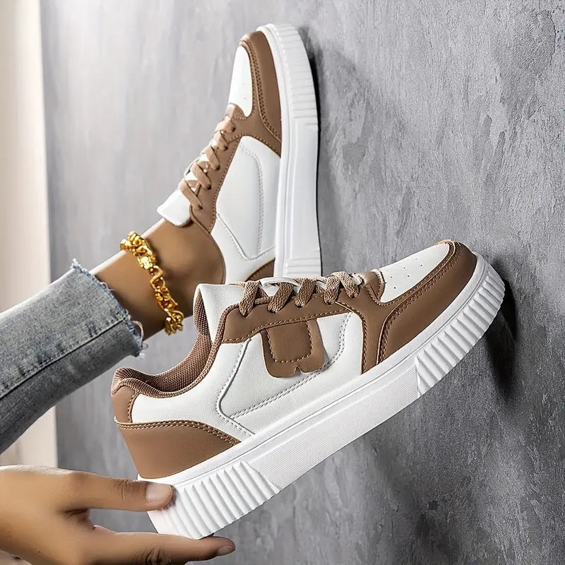 Sarah Express Women's Sporty Breathable Mesh Patchwork Sneakers