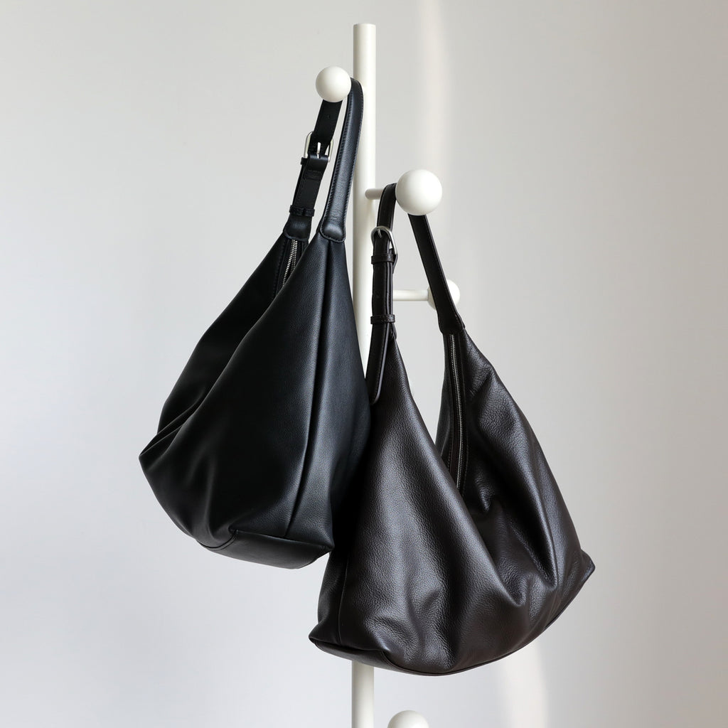 Sarah Express Genuine Leather Dumpling Tote Shoulder Bag