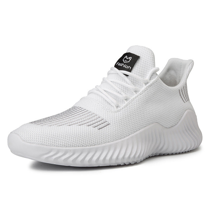Sarah Express Lightweight Mesh Men's Athletic Sneakers White