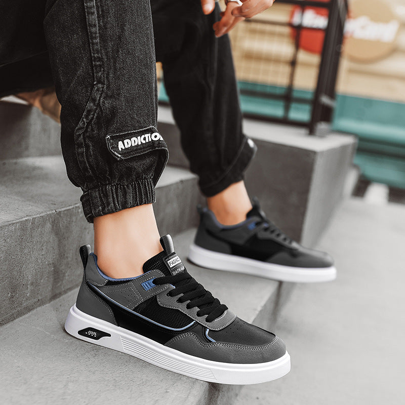 Sarah Express Color-Blocked Low-Top Retro Skate Sneakers