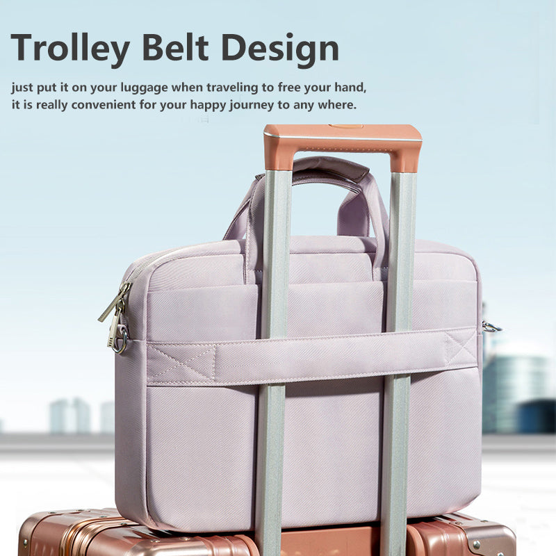 Sarah Express Solid Color Protective Laptop Carrying Bag