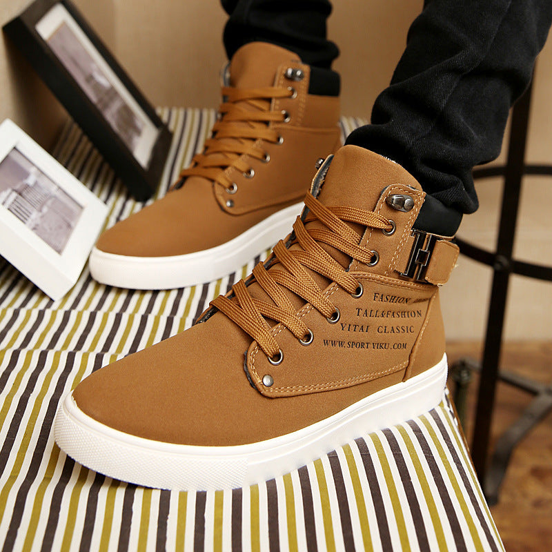 Sarah Express Men's Lace-Up Martin Work Boots