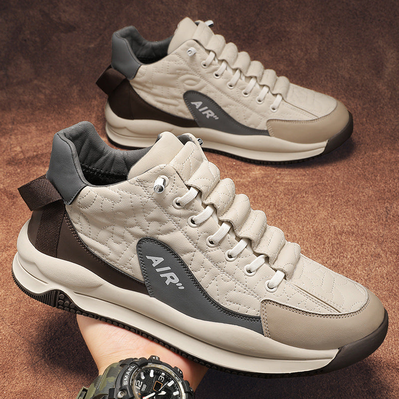 Sarah Express Men's Sport Platform Heightening Sneakers