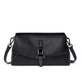 Sarah Express Soft Leather Messenger Shoulder Bag Black