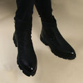 Sarah Express Men's Modern Lace-Up Ankle Boots Black