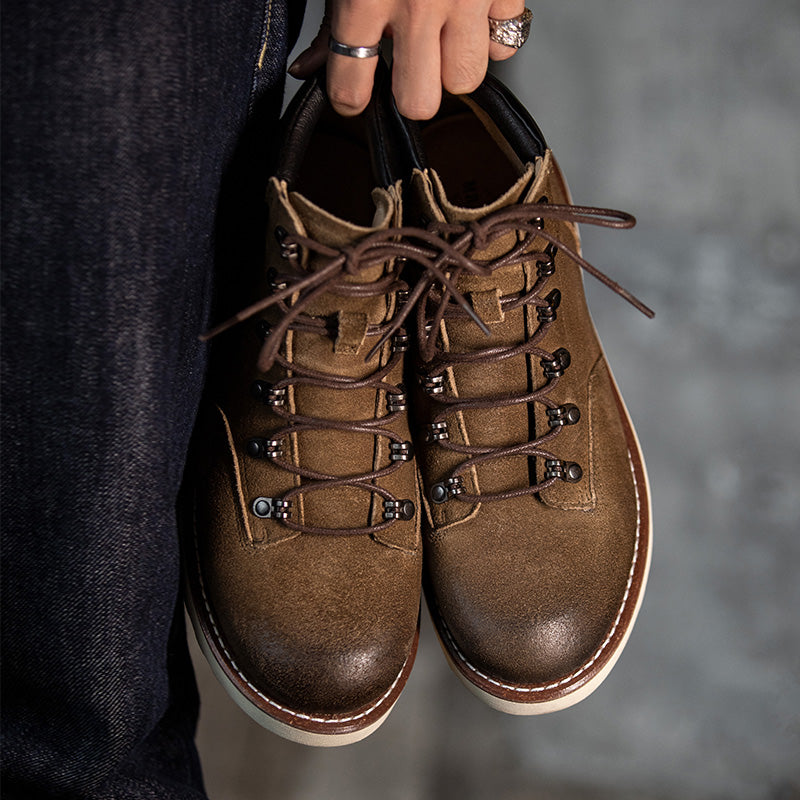 Sarah Express Men's Retro Mountaineering High-top Boots