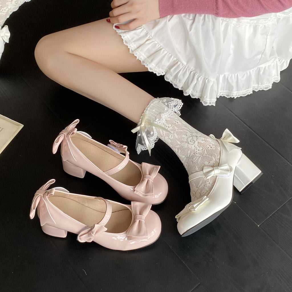 Sarah Express Women's Round Toe Bow Ballet Flats