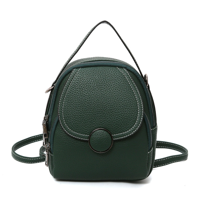 Sarah Express Compact Textured Mini Backpack Green