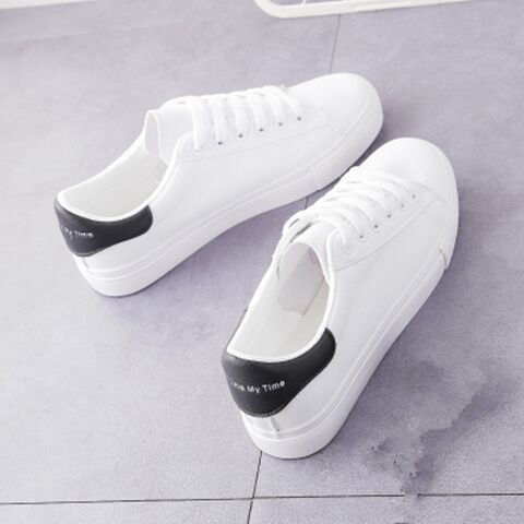 Sarah Express Casual Lace-Up Flat Sneakers