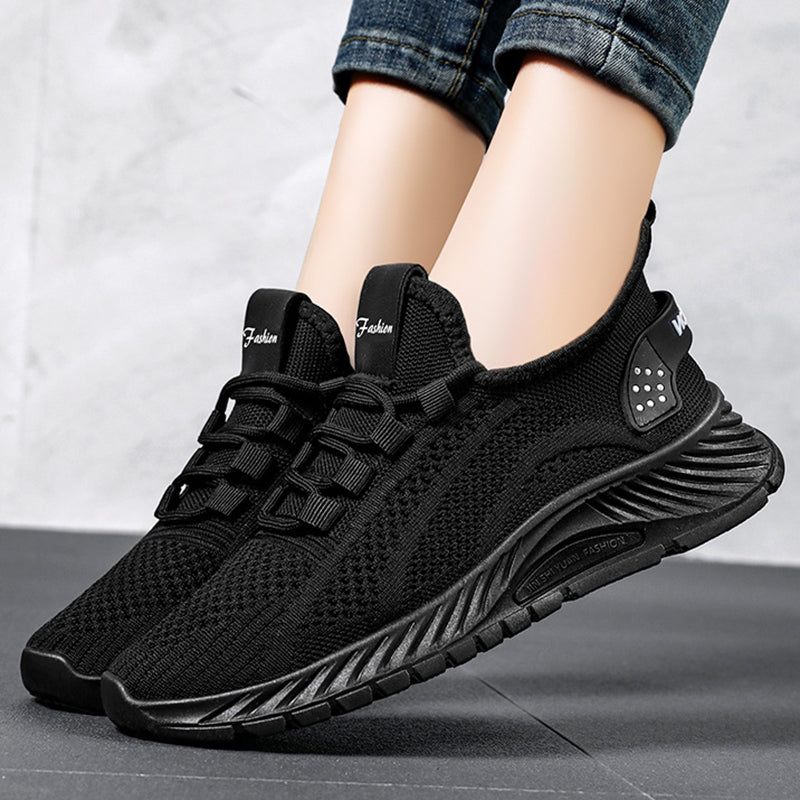 Sarah Express Lightweight Breathable Mesh Lace Up Sneakers