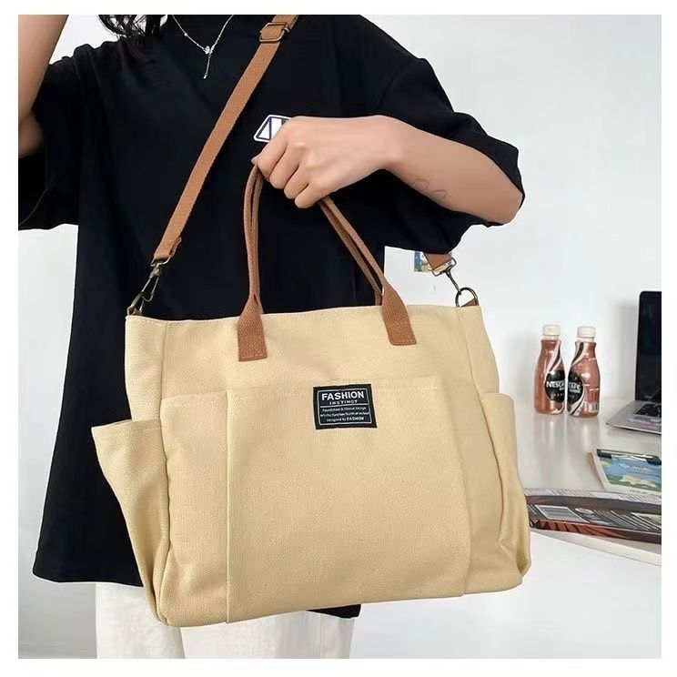 Sarah Express Large Capacity Canvas Commuter Shoulder Bag