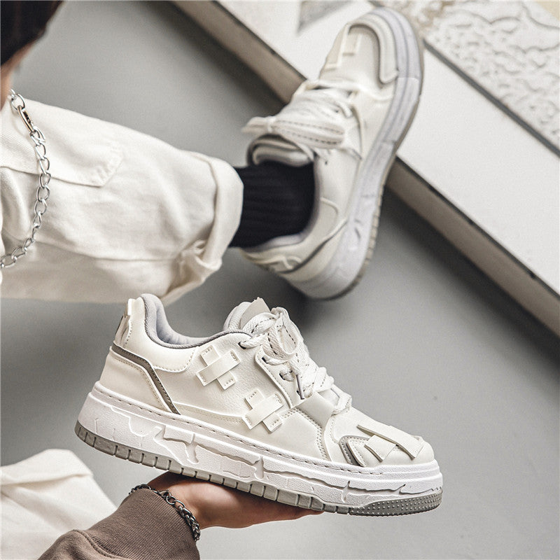 Sarah Express Men's Casual Mesh Panel Sneakers