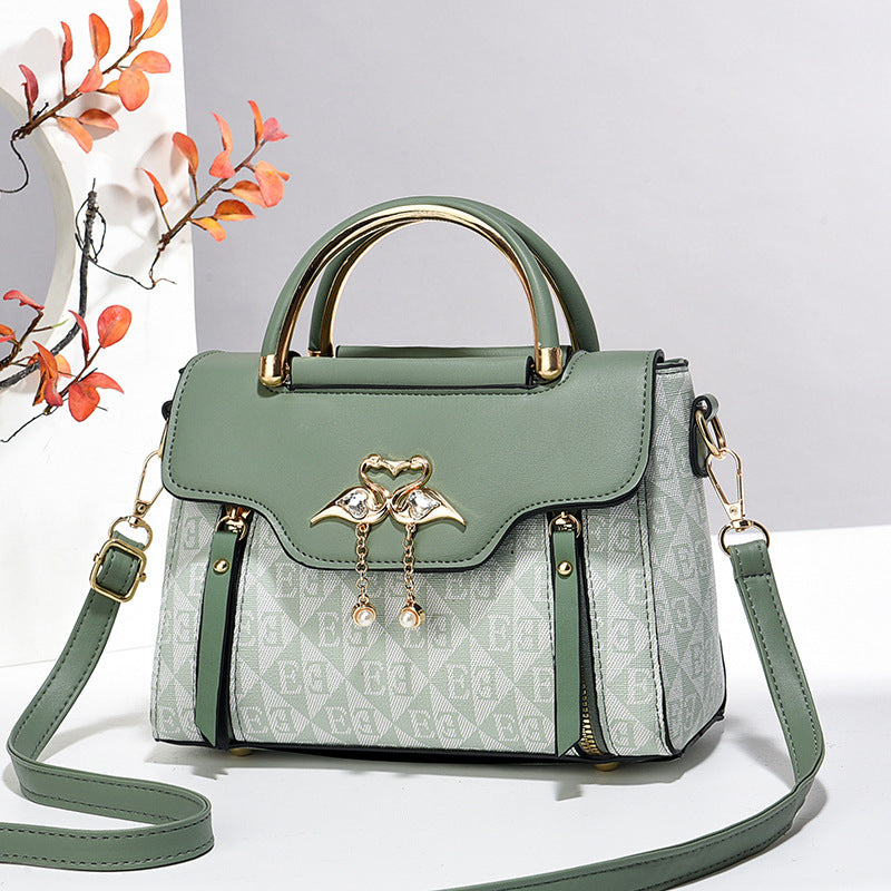 Sarah Express Versatile Multi-Compartment Tote Crossbody Handbag