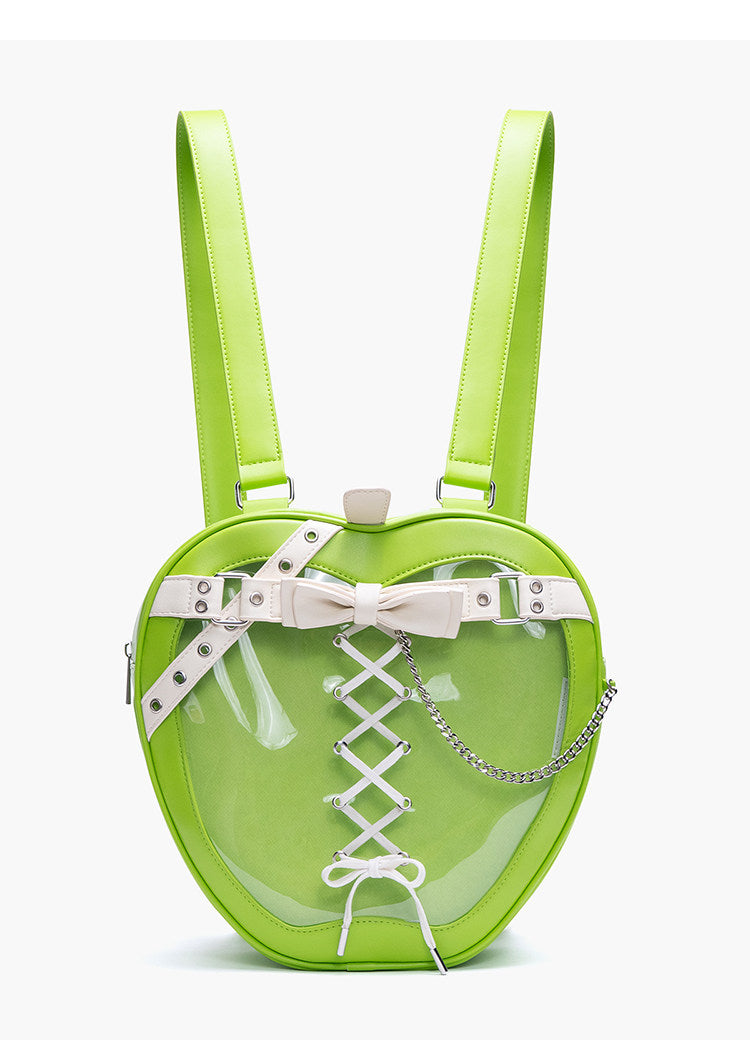 Sarah Express Gothic Bow Backpack with Chain Strap
