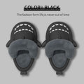 Sarah Express Unisex Shark Slippers with Detachable Lining Distant mountain grey