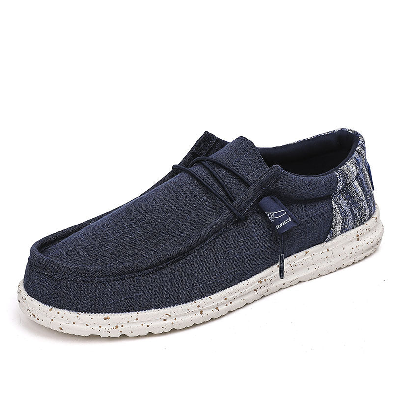Sarah Express Men's Breathable Canvas Casual Flats