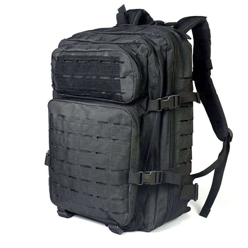 Sarah Express Tactical Multifunctional Outdoor Travel Backpack Black 34x15x50