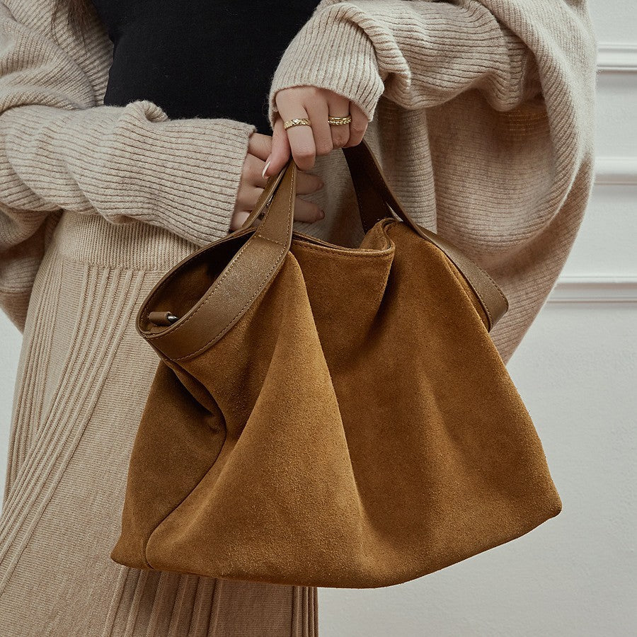 Sarah Express Genuine Leather Commuter Tote Bag