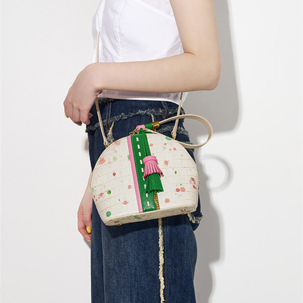 Sarah Express Shell Shape Tassel Messenger Handbag