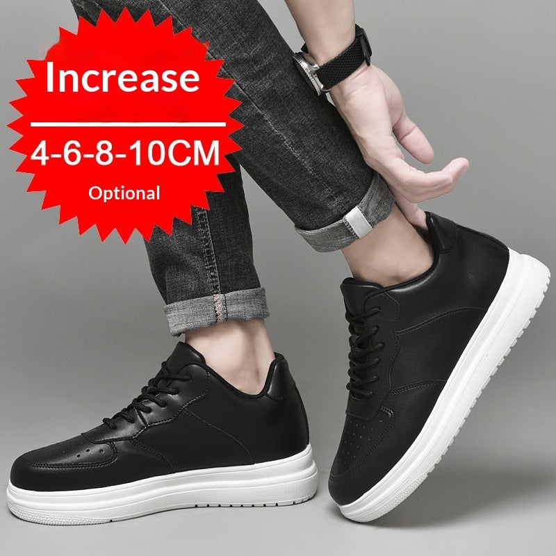 Sarah Express Men's Height-Increasing Casual Lace-Up Sneakers