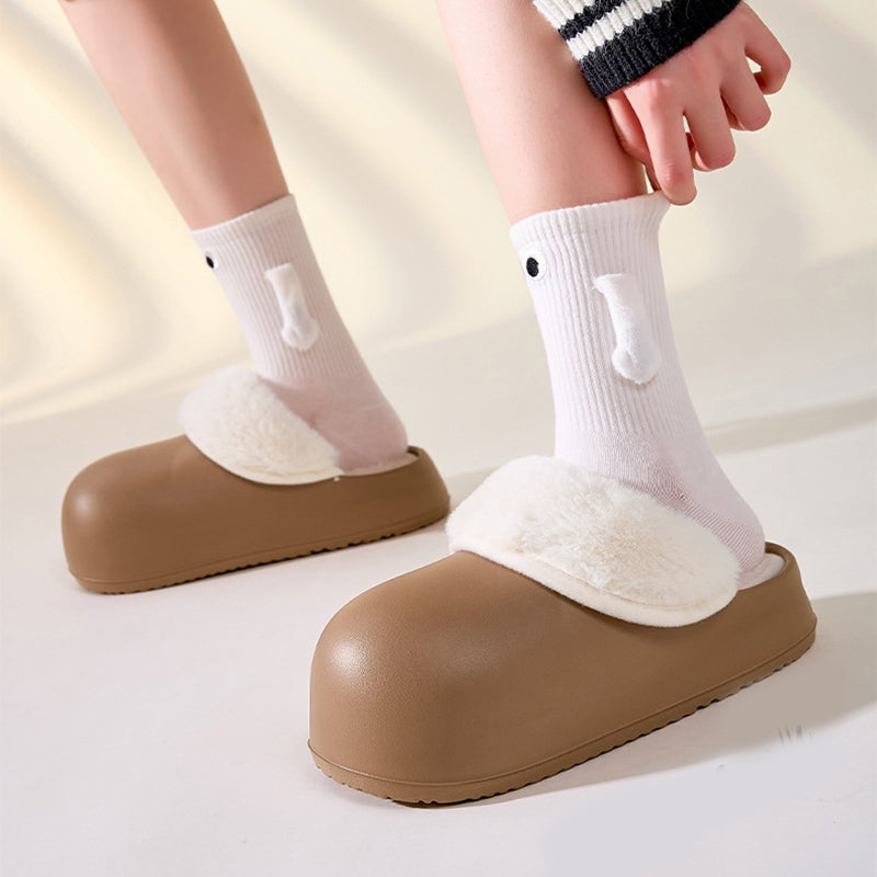 Sarah Express Plush Lined EVA Indoor House Slippers