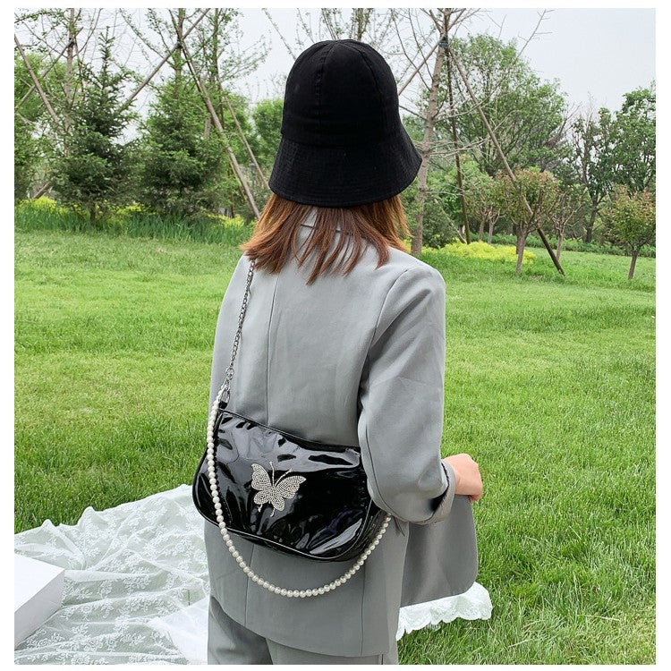 Sarah Express Retro Rhinestone Dumpling Crossbody Bag