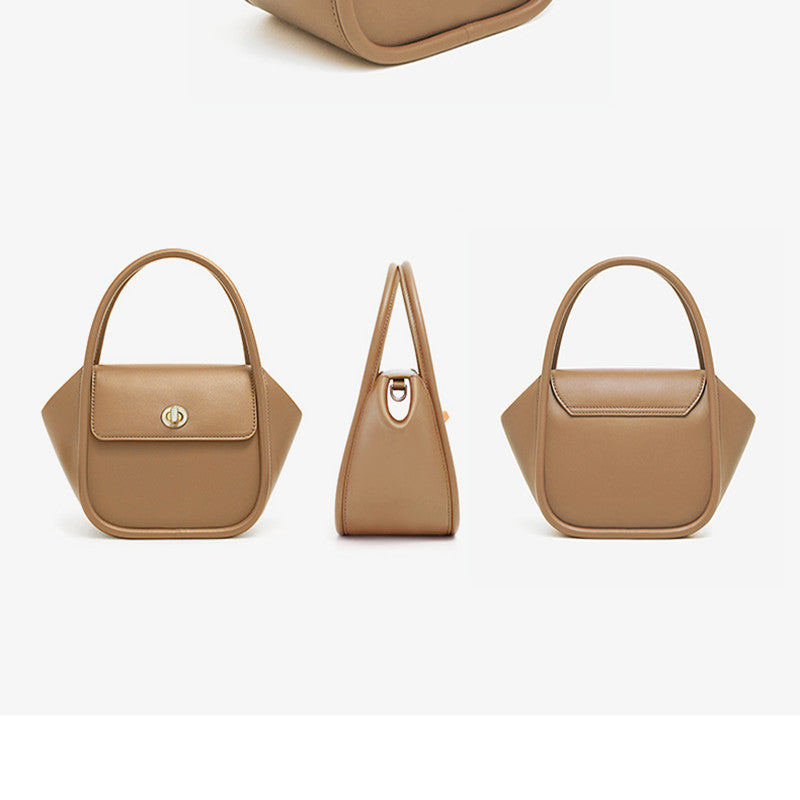 Sarah Express Winged Leather Tote and Crossbody Bag