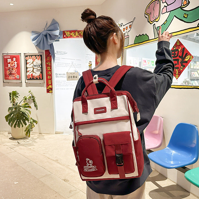 Sarah Express High-Capacity Urban Minimalist Student Backpack