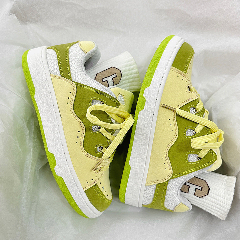 Sarah Express Denim Canvas Patchwork Casual Sneakers